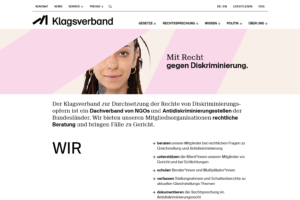 Klagsverband Screenshot