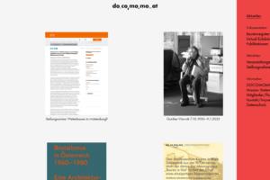 Screenshot docomomo.at